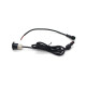HALF MOON - BLACK CASING ALUMINUM - LED COURTESY LIGHT- 12 volts - IP67 -1 WATT - WK-SS1APX - AZLED